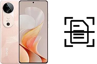 Numériser un document sur un vivo S19