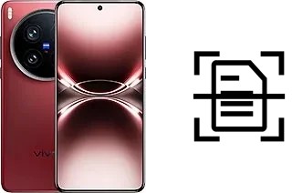 Numériser un document sur un vivo X200 Ultra