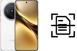 Numériser un document sur un vivo X200