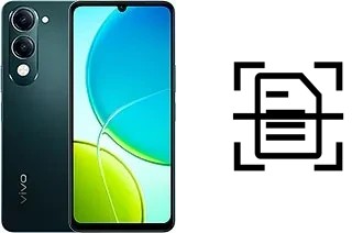 Numériser un document sur un vivo Y04