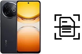 Numériser un document sur un vivo Y300i