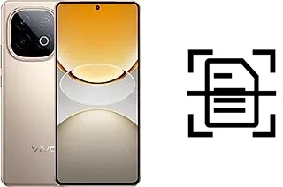 Numériser un document sur un vivo Y300 GT