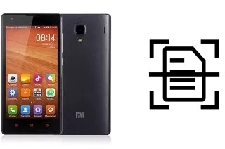 Numériser un document sur un Xiaomi Redmi 1S