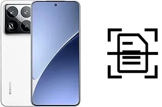 Numériser un document sur un Xiaomi 15 Pro