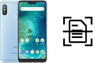 Numériser un document sur un Xiaomi Mi A2 Lite
