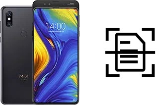 Numériser un document sur un Xiaomi Mi Mix 3