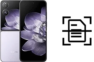 Numériser un document sur un Xiaomi Mix Flip