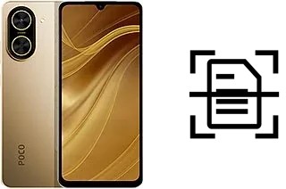 Numériser un document sur un Xiaomi Poco C71