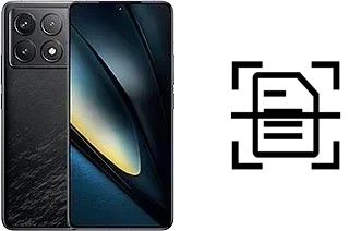 Numériser un document sur un Xiaomi Poco F6 Pro