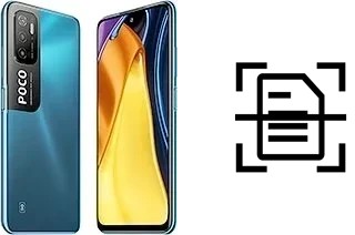 Numériser un document sur un Xiaomi Poco M3 Pro