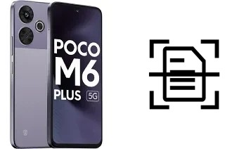 Numériser un document sur un Xiaomi Poco M6 Plus