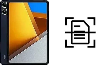 Numériser un document sur un Xiaomi Poco Pad