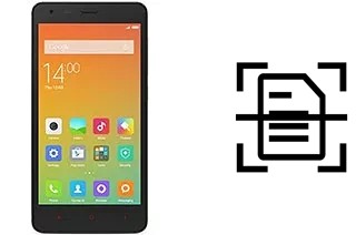 Numériser un document sur un Xiaomi Redmi 2 Prime