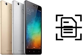 Numériser un document sur un Xiaomi Redmi 3s Prime