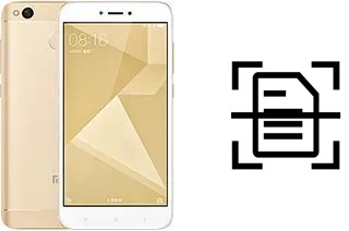 Numériser un document sur un Xiaomi Redmi 4 (4X)
