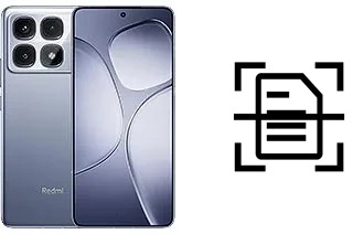 Numériser un document sur un Xiaomi Redmi K70 Ultra