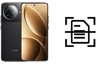 Numériser un document sur un Xiaomi Redmi K80