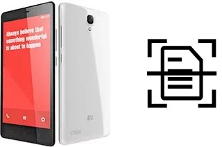 Numériser un document sur un Xiaomi Redmi Note Prime