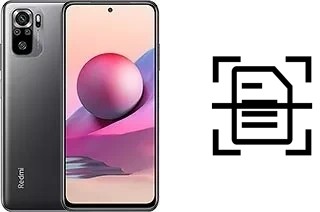 Numériser un document sur un Xiaomi Redmi Note 10S