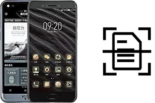 Numériser un document sur un Yota Phone 3