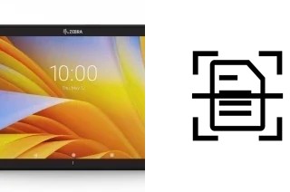 Numériser un document sur un Zebra ET4x 8