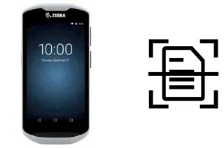 Numériser un document sur un Zebra TC52-HC