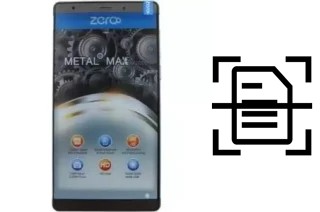 Numériser un document sur un Zero Metal Max M2000