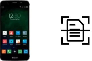 Numériser un document sur un Zopo Speed 7 Plus