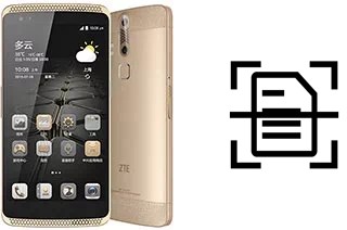 Numériser un document sur un ZTE Axon Lux