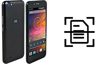 Numériser un document sur un ZTE Blade A460