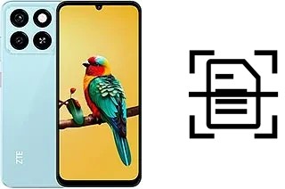 Numériser un document sur un ZTE Blade A55