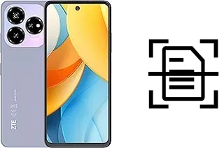 Numériser un document sur un ZTE Blade V60 Design