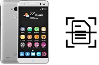 Numériser un document sur un ZTE Blade V7 Lite