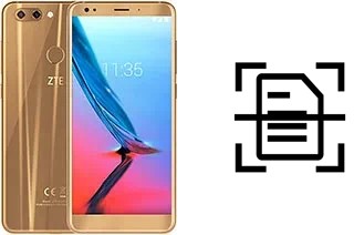 Numériser un document sur un ZTE Blade V9