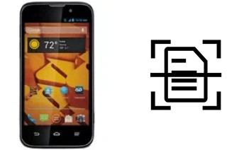 Numériser un document sur un ZTE Warp 4G