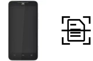 Numériser un document sur un ZTE Geek V975