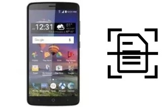 Numériser un document sur un ZTE Max Blue LTE