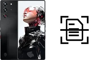 Numériser un document sur un ZTE nubia RedMagic 10S Pro