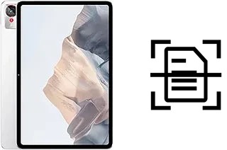 Numériser un document sur un ZTE Nubia Tablet Pro