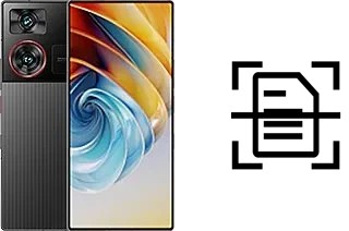 Numériser un document sur un ZTE nubia Z60 Ultra Leading