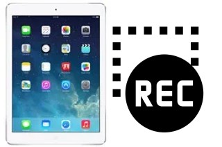 Capture vidéo écran dans Apple iPad Air