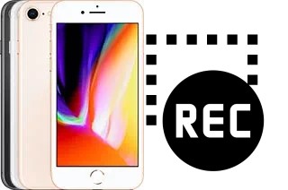 Capture vidéo écran dans Apple iPhone 8