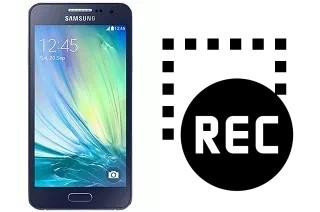 Capture vidéo écran dans Samsung Galaxy A3