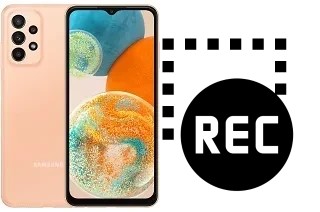 Capture vidéo écran dans Samsung Galaxy A23 5G