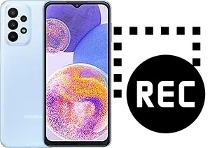 Capture vidéo écran dans Samsung Galaxy A23