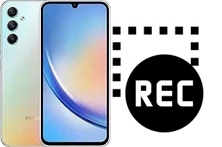 Capture vidéo écran dans Samsung Galaxy A34