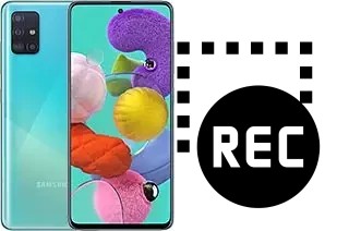 Capture vidéo écran dans Samsung Galaxy A71