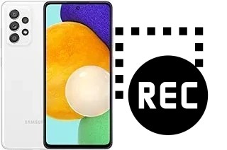 Capture vidéo écran dans Samsung Galaxy A52 5G