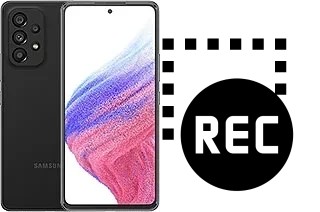Capture vidéo écran dans Samsung Galaxy A53 5G