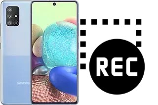 Capture vidéo écran dans Samsung Galaxy A Quantum
